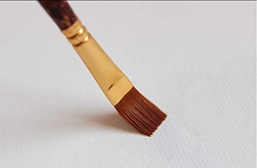 SDGH 12 adet/takım Naylon Saç Suluboya Boya Fırçaları Farklı Şekil Yuvarlak Düz Ucu Guaj Boyama Fırça Seti Sanat Malzemeleri