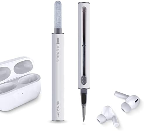 Bluetooth Kulaklıklar Temizleme Kalemi, Kulaklık Temizleyici Temizleme Kiti, Airpod'lar için Çok Fonksiyonlu Taşınabilir