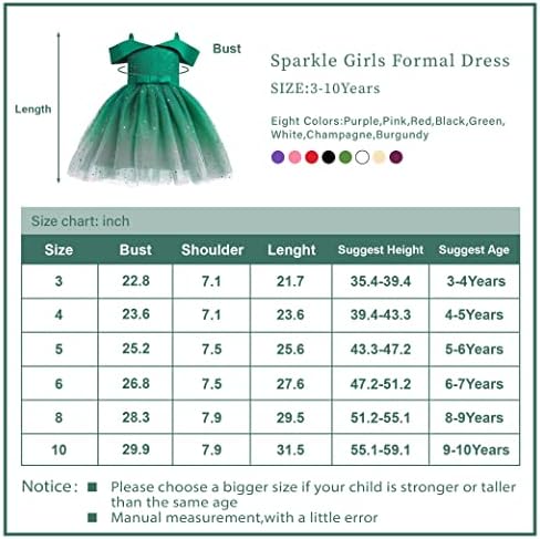 Toddler Gökkuşağı Pageant Elbise Kız Tutu Parti Sparkly Prenses Elbisesi 2-10Years