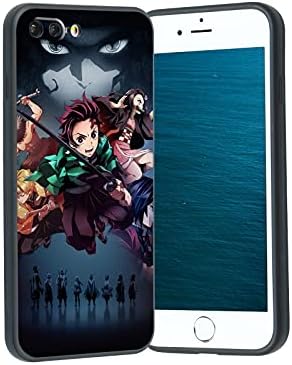 vivist Anime Manga iPhone 8 Plus7 Plus Kılıf, Erkekler için Japon İblis Avcısı Karakter Kılıfı Erkek Kadın Sevimli Çizgi