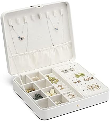 Mücevher Kutusu Yüksek Dereceli Mücevher Kutusu, Kolye Küpe Yüzük Takı saklama kutusu, takı çantası Kadınlar Kızlar için