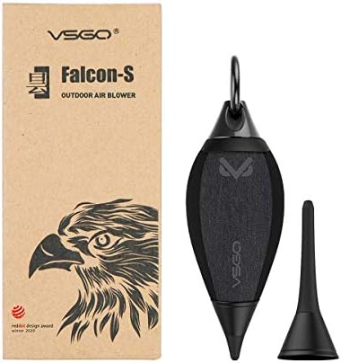VSGO Falcon-S Açık Hava Üfleyici V-B03E Toz Filtresi ile Kamera Lensi Sensör Temizliği ve Mikrofiber Temizlik Bezleri için