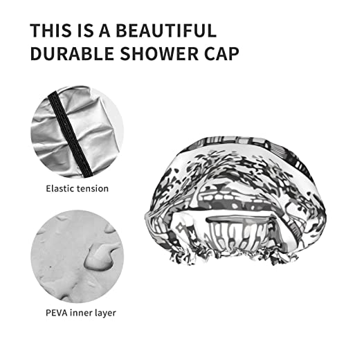 Kadınlar Kullanımlık Streç Hem Saç Şapka Üst Batı Yakası New York Çift Katmanlar Su Geçirmez Duş Başlığı banyo bonesi