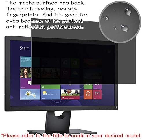 Synvy ekran koruyucu koruyucu ile Uyumlu 23.6 Asus TUF Oyun VG24VQ Ekran Monitör Anti Casus Film Koruyucuları [Temperli Cam
