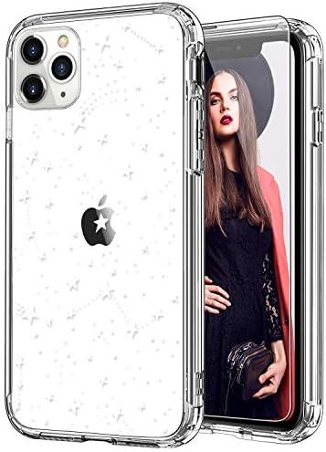Ekran Koruyucu ile ICEDIO iPhone 11 Pro Max Durumda, Kızlar Kadınlar için Moda Tasarımları ile Temizle TPU Kapak, iPhone