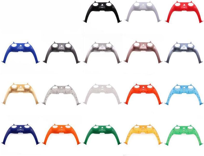 Gamepad Kapak Dekorasyon Şerit Ön Orta Denetleyici Dekoratif Kabuk PS5 Değiştirme (Yeşil)