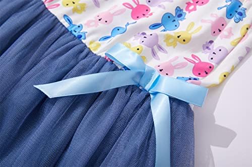 Beganly Toddler Bebek Kız Paskalya Prenses Kolsuz Tavşan Parti Tutu Elbise Sundress