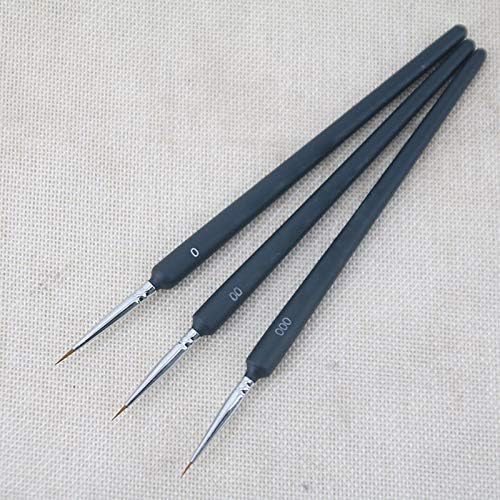 CXDTBH Guaj Suluboya Siyah Kanca Hattı Kalem Seti İnme Kalem Yumuşak Çok İnce Akrilik Fırça Sanat Malzemeleri
