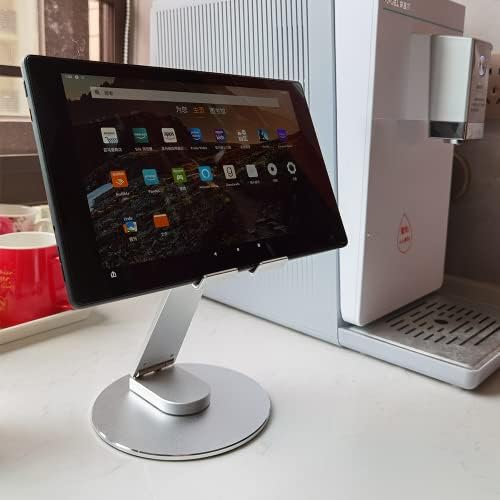 ATOPHK Alüminyum Taşınabilir Stand Ayarlanabilir Tablet Standı Tutucu - 360 Derece Dönen , Masaüstü Tablet Yuvası, iPad Pro
