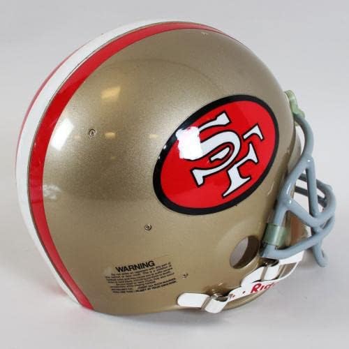 Joe Montana İmzalı Kask Oyunu-Kullanılmış 49ers - COA JSA ve %100 Orijinal Takım İmzalı NFL Kaskları