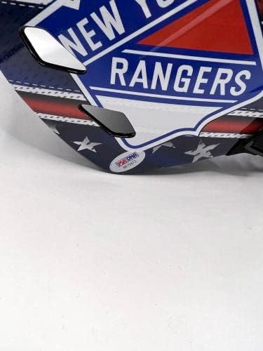 MİKE RİCHTER New York Rangers İmzalı Tam Kaleci Maskesi PSA COA 94 KUPASI İmzalı NHL Kaskları ve Maskeleri