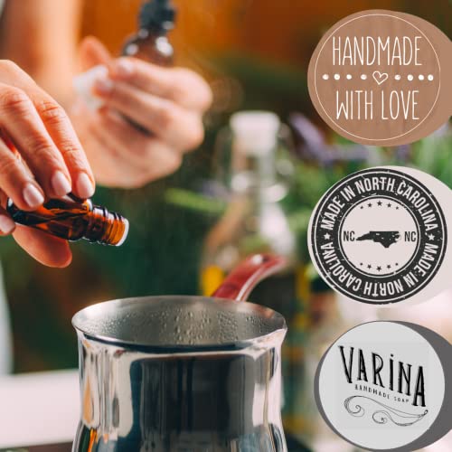 Varina Doğal Keçi Sütü Variety Bar Sabunu-Hassas Ciltler için Nazik Temizlik, Tatlı ve Vanilya - 10'lu Paket-Sağlıklı ve