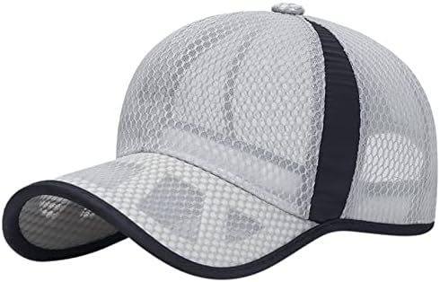 Beyzbol şapkası Bayan Erkek Rahat Ayarlanabilir geniş şapka Yaz Güneş Koruyucu Bere Şapka Vizörlü Moda Açık Spor Şapka
