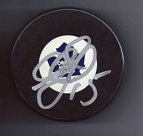 Matthew LOMBARDİ TORONTO MAPLE LEAFS Diskini İmzaladı - İmzalı NHL Diskleri