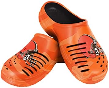 FOCO Erkek NFL Takım Logosu Bahçe Su Sandalet Ayakkabı Terlik Takunya