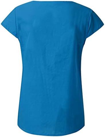 GREFER Vintage Nakış V Yaka T Shirt - Kadınlar için Bluzlar Moda 2019-Kadınlar için Rahat Yaz Artı Boyutu