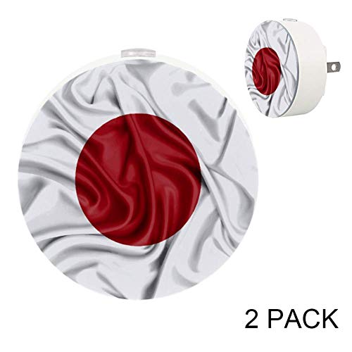 Japonya bayrağı Plug in LED otomatik ışık yatak odası, koridor ve mutfak, paket 2
