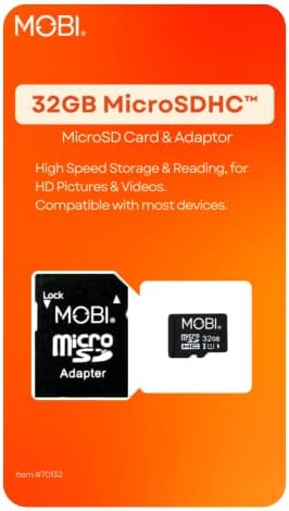MOBI 32GB MicroSDHDC Hafıza Kartı ve Adaptörü, Micro SD Kart, microSD Kart, Hafıza Kartı