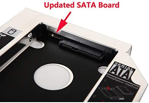 2nd HDD SSD Sabit Disk Optik Bay Çerçeve Caddy Adaptörü için Lenovo Thinkpad L430 L530 Çerçeve ile Ön Kapak ve Montaj metal
