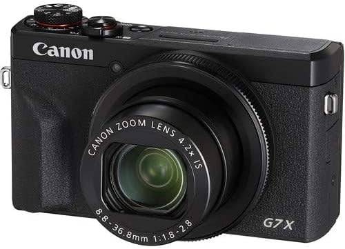 Rtech Dijital Paketli Canon PowerShot G7 X Mark III Dijital Fotoğraf Makinesi (Siyah) - Şunları içerir: 64GB SDXC Hafıza