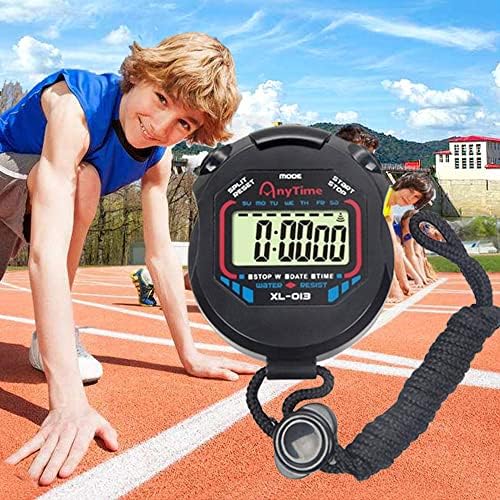 Spor Zamanlayıcı, El Kronometre 24 Saat Spor Kronometre kronograf saat Dijital Spor geri sayım sayacı Su Geçirmez Alarm Spor