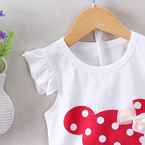 MH-Şanslı Bebek Kız Giysileri Kıyafetler Kısa Setleri 2 Parça ile T-Shirt + Kısa Pantolon