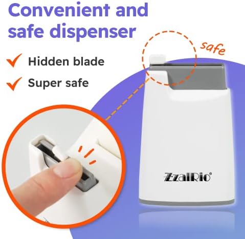 ZzalRıo Emniyet Bandı Dağıtıcı Sevimli Mini 1 Çekirdek (Pembe) Gizli Bıçak Tasarımı