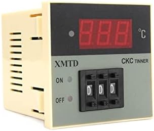 UİNE XMTD-2001 PID dijital ekran sıcaklık kontrol cihazı 0-399℃ 0-999℃ K E PT100 Termokupl 220AC 75 * 75mm Termostat (Renk