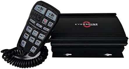 Evershine Sinyal DC12 / 24 V 2 * 100 W Araç Siren ve Hoparlör ile Kablolu Uzaktan PA Sistemi, MP3 Çalar, kayıt Fonksiyonu