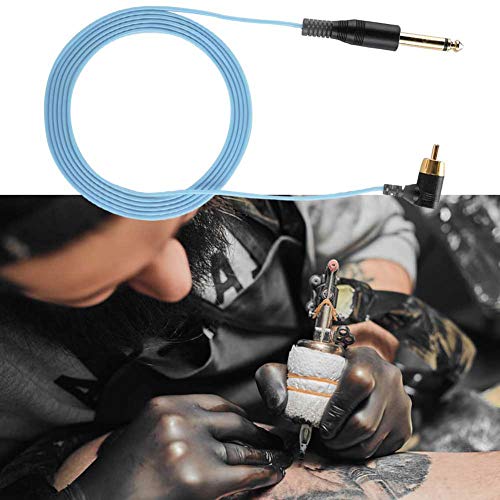 Dövme Klip Kablosu, RCA Kablo Hattı Konektörü Dövme Makinesi Güç Kaynağı Aksesuarı Döner Kartuş Makineleri için Dik Açı Dövme