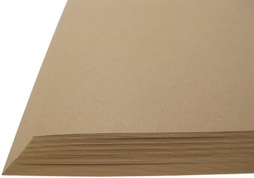 250 Kahverengi Kraft Elyaf 70 Metin (Kart/Kapak DEĞİL) Yaprak kağıt - 11 X 17 (11X17 inç) Tabloid / Defter / Kitapçık Boyutu-70lb