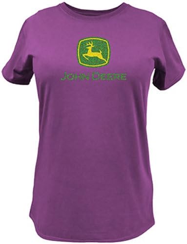 John Deere NCAA Bayan John Deere Logolu tişört