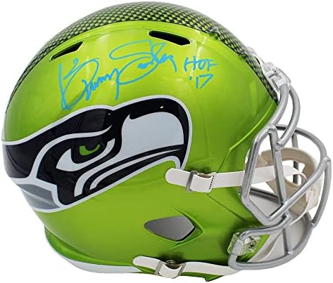 Kenny Easley, Seattle Seahawks Speed Tam Boyutlu Flaş NFL Kaskını HOF 17 Yazıtlı İmzaladı - İmzalı NFL Kaskları
