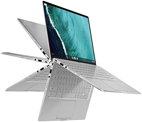 ASUS Chromebook Enterprise Flip C434 2'si 1 Arada Dizüstü Bilgisayar, 14 Dokunmatik FHD NanoEdge, Intel Core i5-8200Y, 8