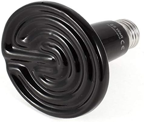 Yeni Lon0167 Seramik Verici Özellikli ısıtıcı lamba Ampul güvenilir etkinlik Siyah 220VAC 25 W için Pet Sürüngen (ıd: 777