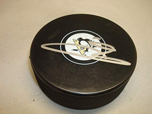 Thomas Greiss İmzalı Pittsburgh Penguins Hokey Diski İmzalı 1A İmzalı NHL Diskleri
