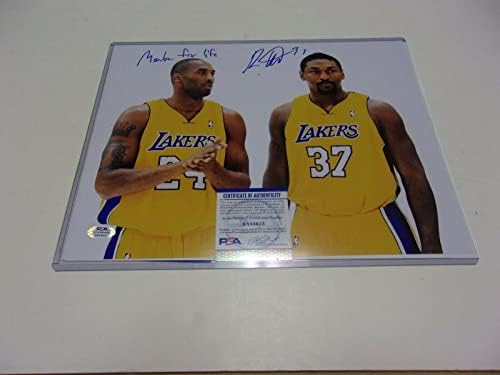 Ron Artest Metta Dünya Barışı Lakers Mamba 4 Yaşam Psa / dna / coa İmzalı 11x14 Fotoğraf İmzalı NBA Fotoğrafları