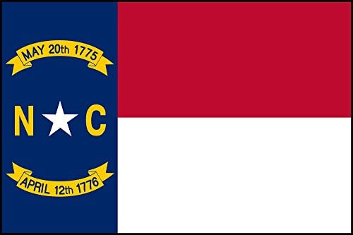 Kuzey Carolina Eyalet Bayrağı Sticker Araba Çıkartması tampon çıkartması Kamyon Pencere NC