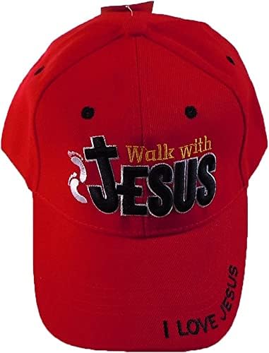 İsa Ayarlanabilir Beyzbol Şapkası ile Siyah Ördek Marka işlemeli Yürüyüş - Çoklu Renkler Mevcut