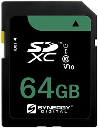 Sinerji Dijital Kamera Hafıza Kartları, Panasonic Lumix GH5 II Dijital Kamera ile uyumlu, 64GB SDXC Sınıf 10 Aşırı Kapasiteli