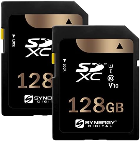 Sinerji Dijital 128 GB, SDXC UHS-I Kamera Hafıza Kartları, Fujifilm X-T5 Aynasız Dijital Fotoğraf Makinesi ile Uyumlu - Sınıf