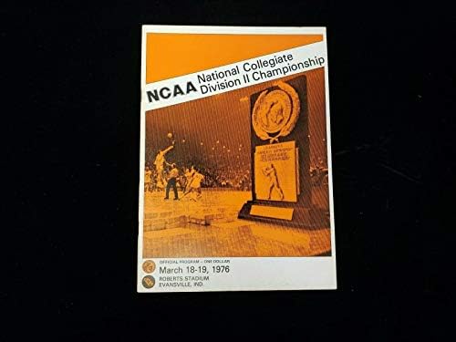18-19 Mart 1976 NCAA Division II Basketbol Şampiyonası Programı @ Indiana-Üniversite Programları