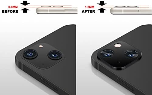 [2 Paket] Haobobro iPhone 14 Kamera Lens Koruyucusu-iPhone 14 Plus Kamera Lens Koruyucusu (14Pro ve 14Pro Max için DEĞİL)