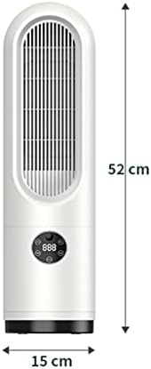 Taşınabilir masa fanı, ev kat yapraksız ısıtma fanı, hava sirkülasyonu Ultra sessiz kartuş hava filtreleme kulesi fanı, dokunmatik