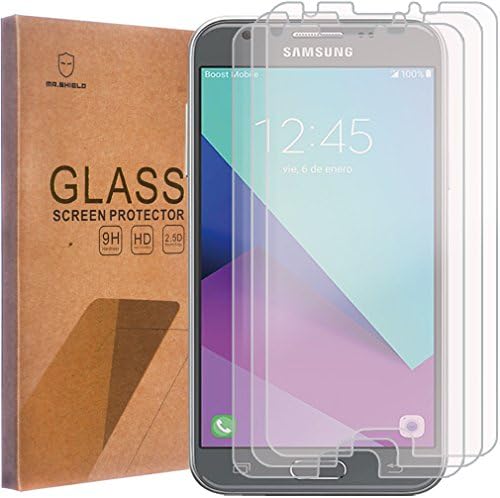 Bay Kalkan [3'LÜ PAKET] Samsung Galaxy J3 için Tasarlandı (2017 Versiyonu) [ Versiyonuna uygun Değil] [Temperli Cam]