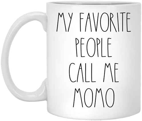 Momo-En Sevdiğim İnsanlar Bana Momo Kahve Kupası Diyor, Momo Rae Dunn'dan İlham Aldı, Rae Dunn Stili, Doğum Günü-Mutlu Noeller-Anneler