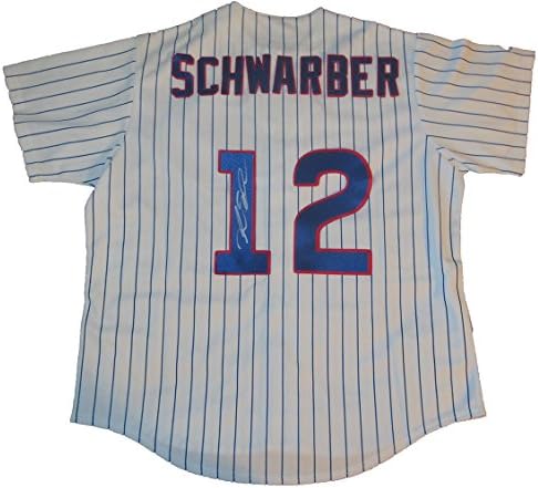 Kyle Schwarber İmzalı Chicago Cubs Forması W / KANITI, Kyle'ın Bizim için İmzaladığı Resim, PSA / DNA Kimliği Doğrulandı,