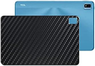 Puccy 2 Paket arka ekran Koruyucu Film ile uyumlu TCL TAB MAX 10.4 Tablet Siyah Karbon TPU Koruyucu Kapak ( Temperli Cam
