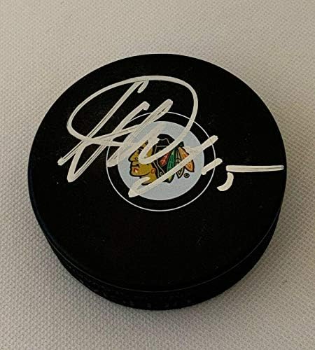 Artem Anisimov imzalı Chicago Blackhawks Diski imzalı Şahinler 2-İmzalı NHL Diskleri