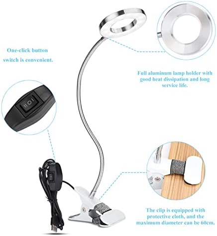 Duevın takılabilir lamba USB Daire Makyaj Lambası LED Taşınabilir masa ışığı LED Dövme Lambası Kaş Kirpik uzatma için taşınabilir